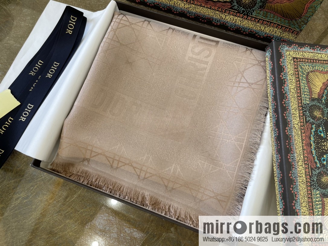 Dior Dior Classic Rattan Checkered Scarf 04CAL140I630_C019