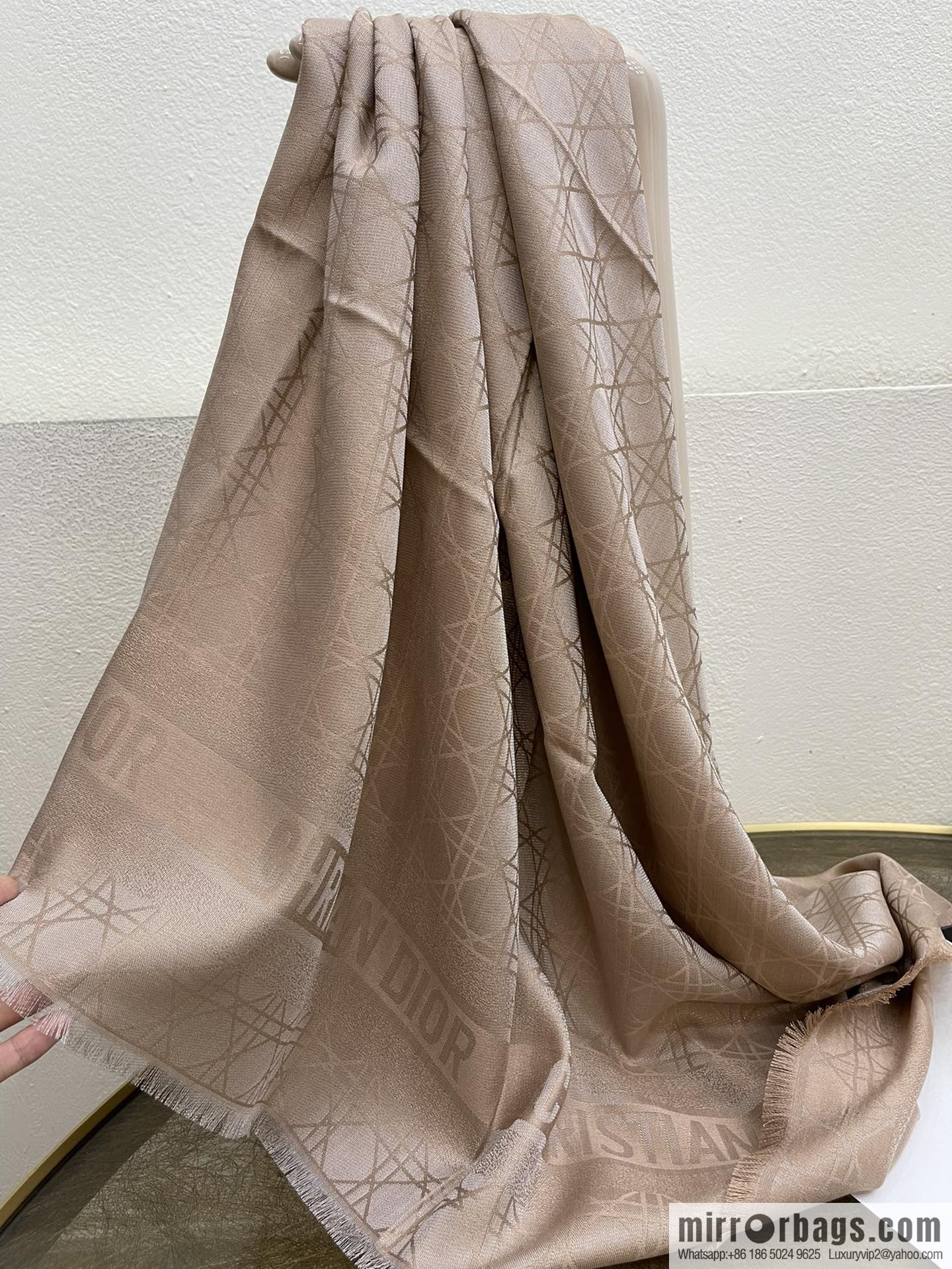 Dior Dior Classic Rattan Checkered Scarf 04CAL140I630_C019