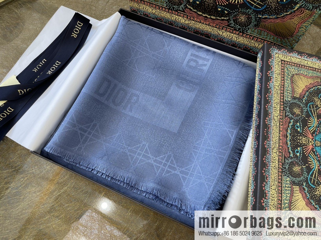 Dior Dior Classic Rattan Checkered Scarf 04CAL140I630_C019