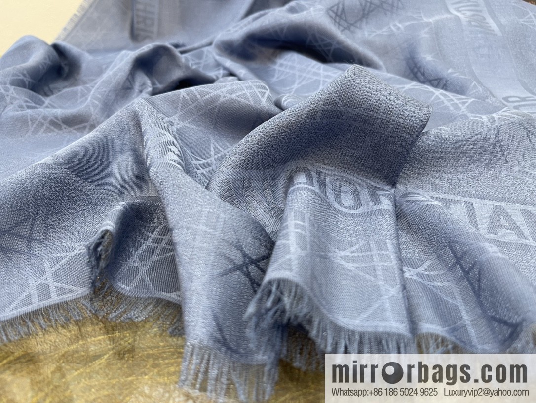 Dior Dior Classic Rattan Checkered Scarf 04CAL140I630_C019