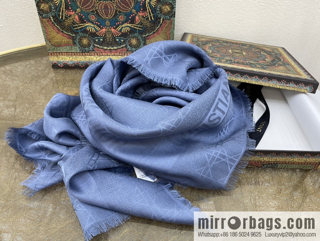 Dior Dior Classic Rattan Checkered Scarf 04CAL140I630_C019