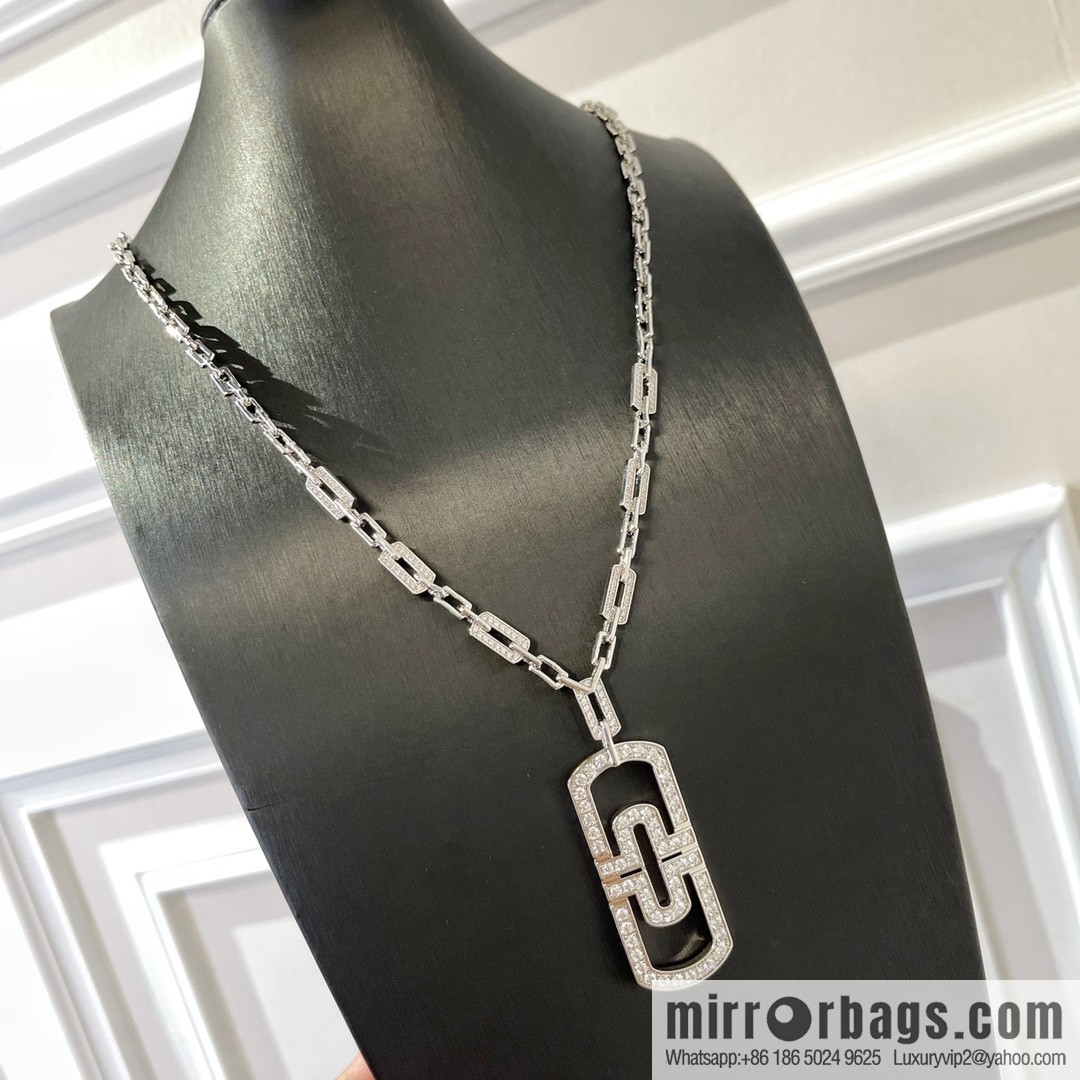 BVLGARI Bulgari new large paperclip necklace
