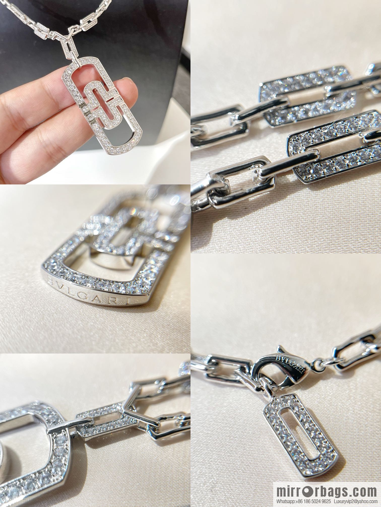 BVLGARI Bulgari new large paperclip necklace