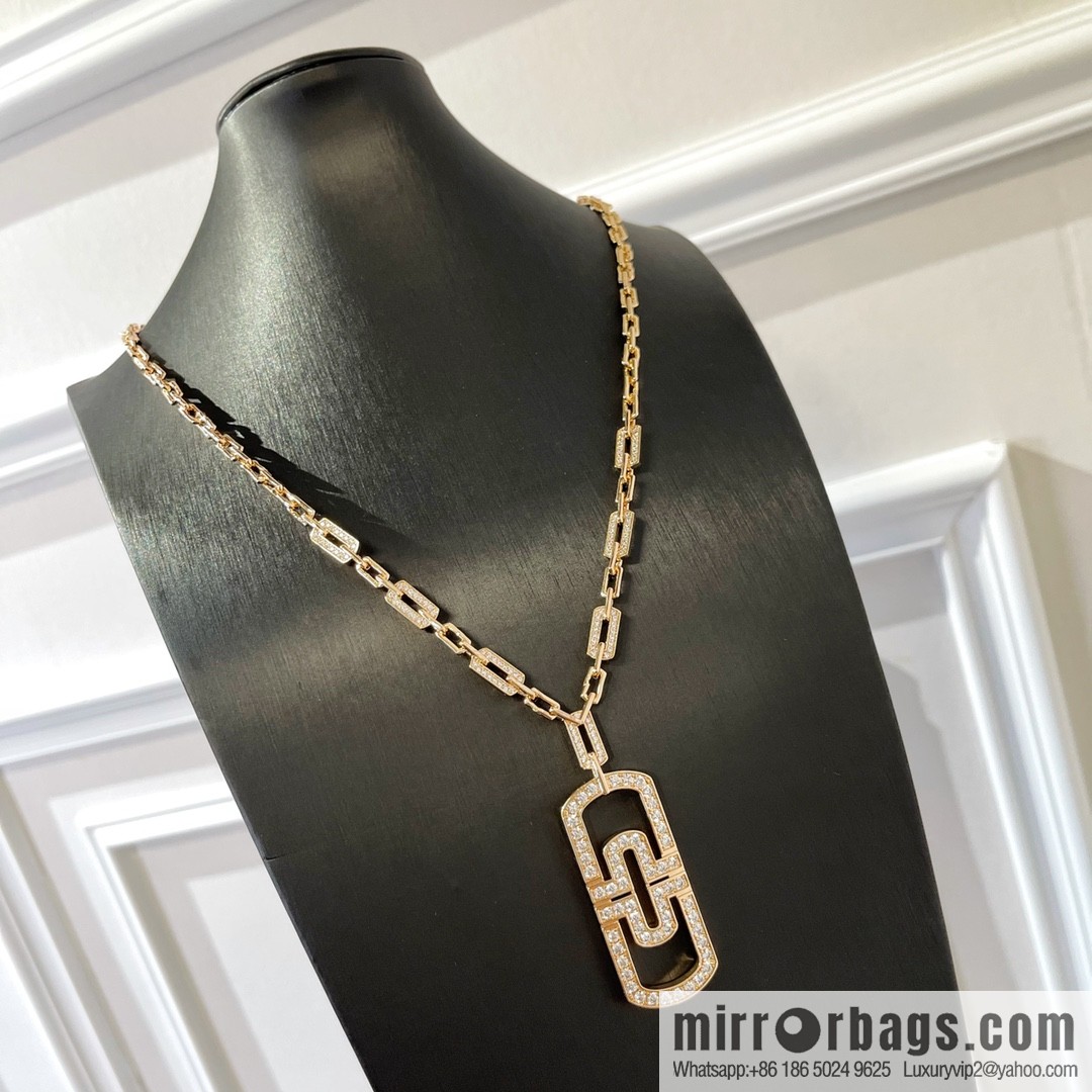 BVLGARI Bulgari new large paperclip necklace
