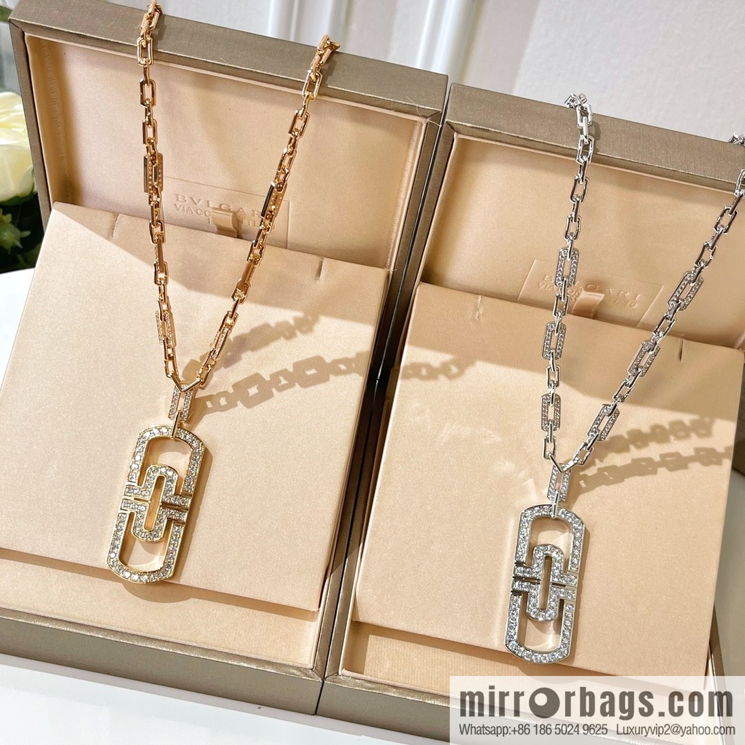 BVLGARI Bulgari new large paperclip necklace