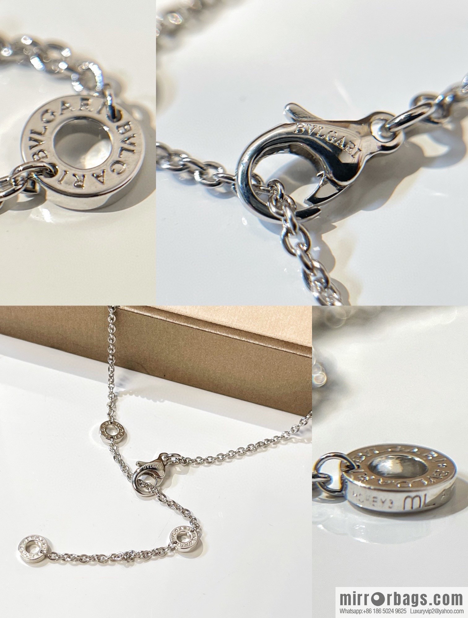 BVLGARI Bulgari new small paperclip necklace