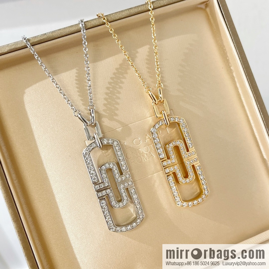 BVLGARI Bulgari new small paperclip necklace