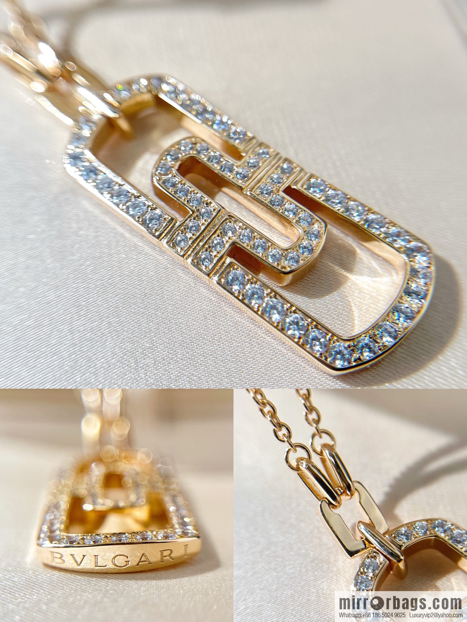 BVLGARI Bulgari new small paperclip necklace