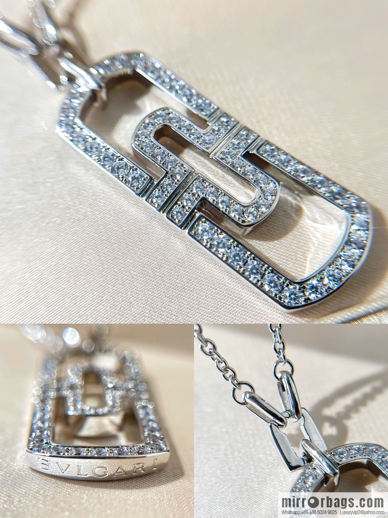BVLGARI Bulgari new small paperclip necklace