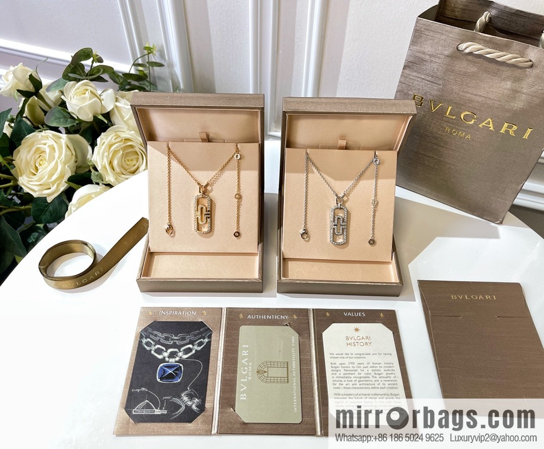 BVLGARI Bulgari new small paperclip necklace