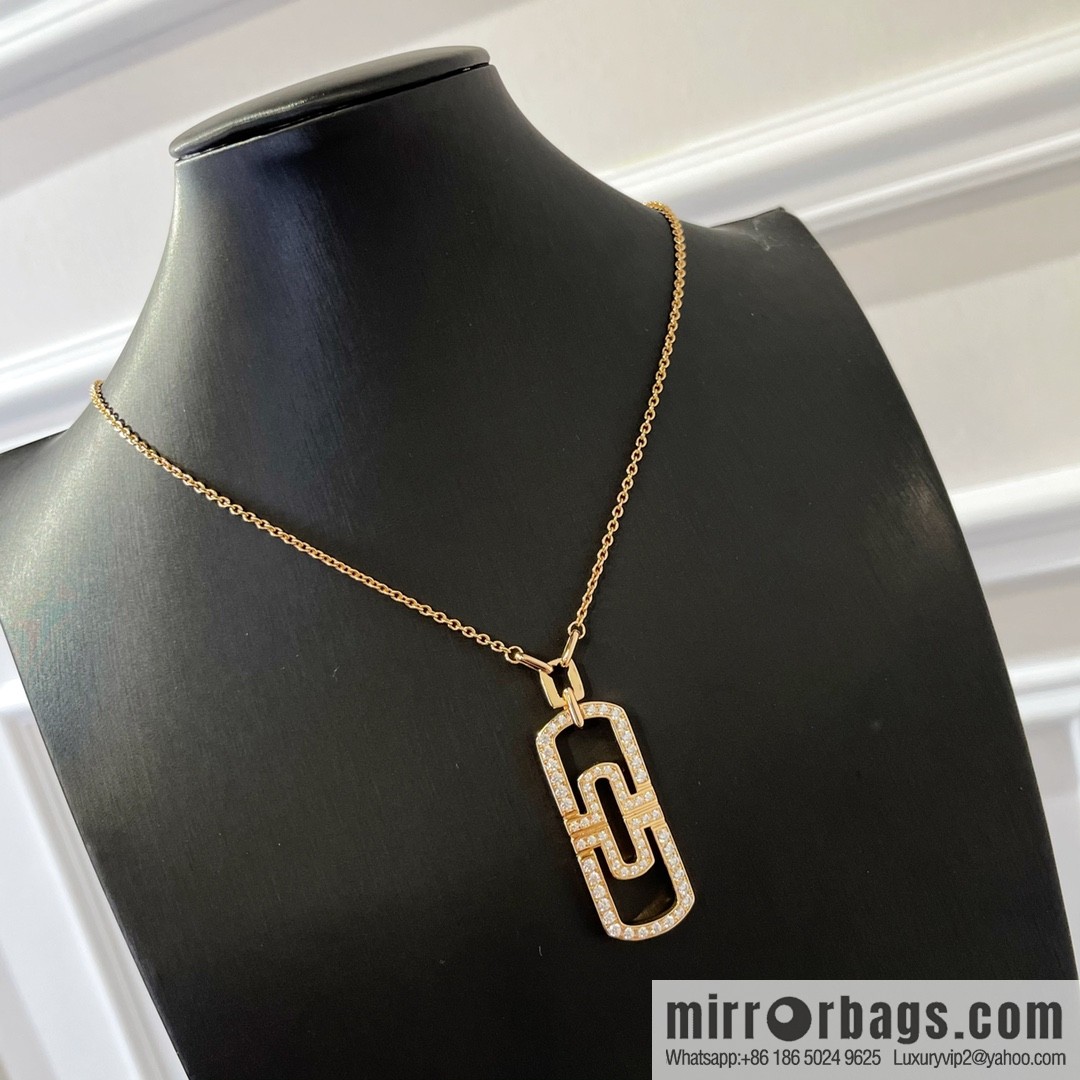 BVLGARI Bulgari new small paperclip necklace