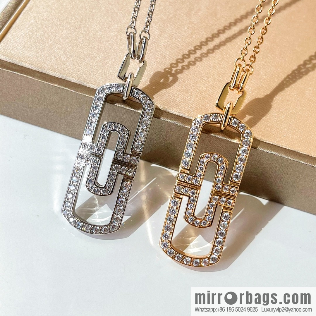 BVLGARI Bulgari new small paperclip necklace