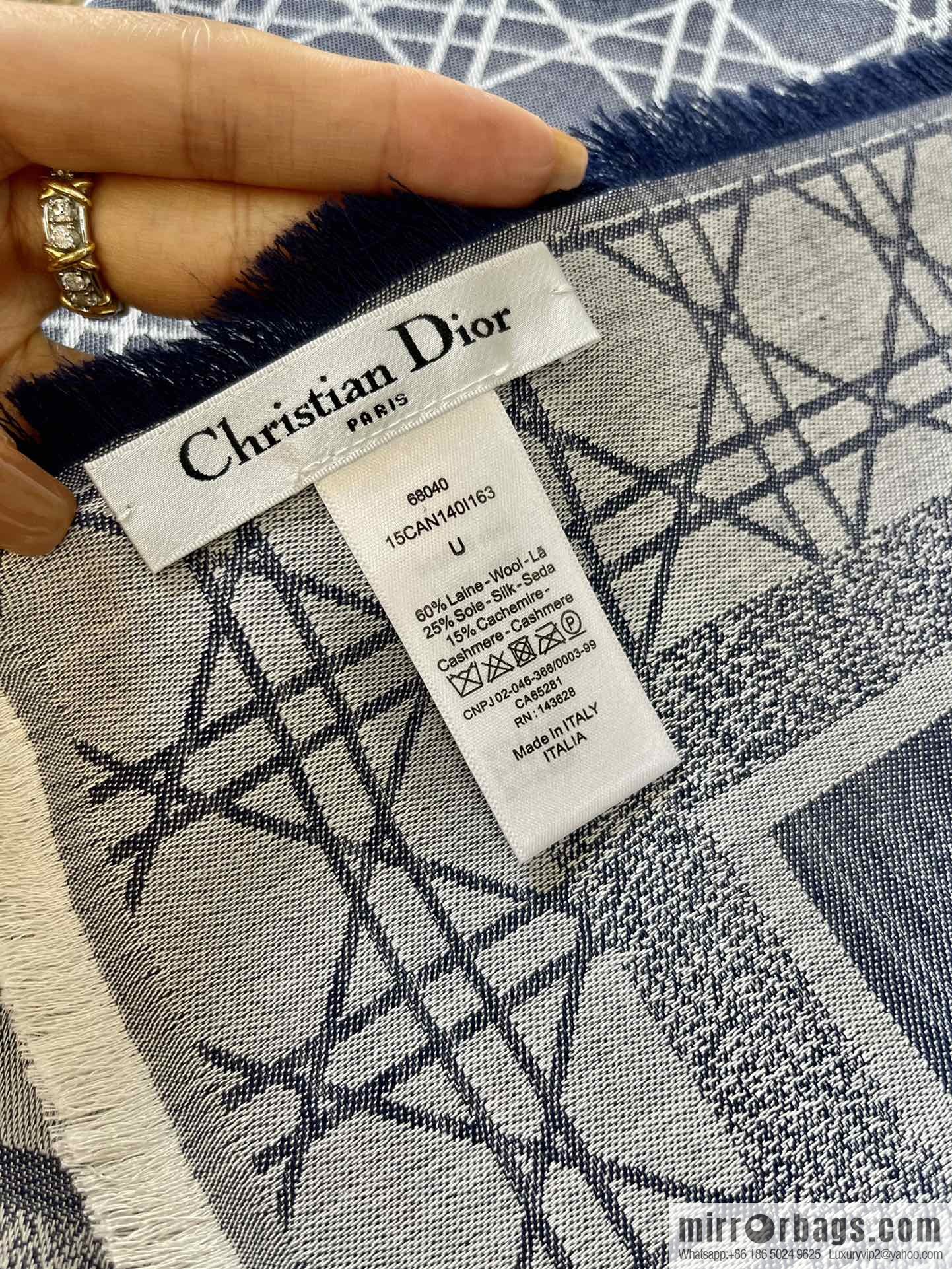Dior Dior Denim Blue Canage Shawl 15CAN140I163_C525