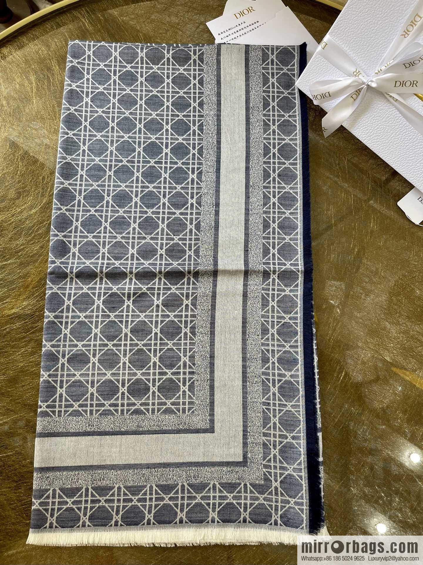 Dior Dior Denim Blue Canage Shawl 15CAN140I163_C525