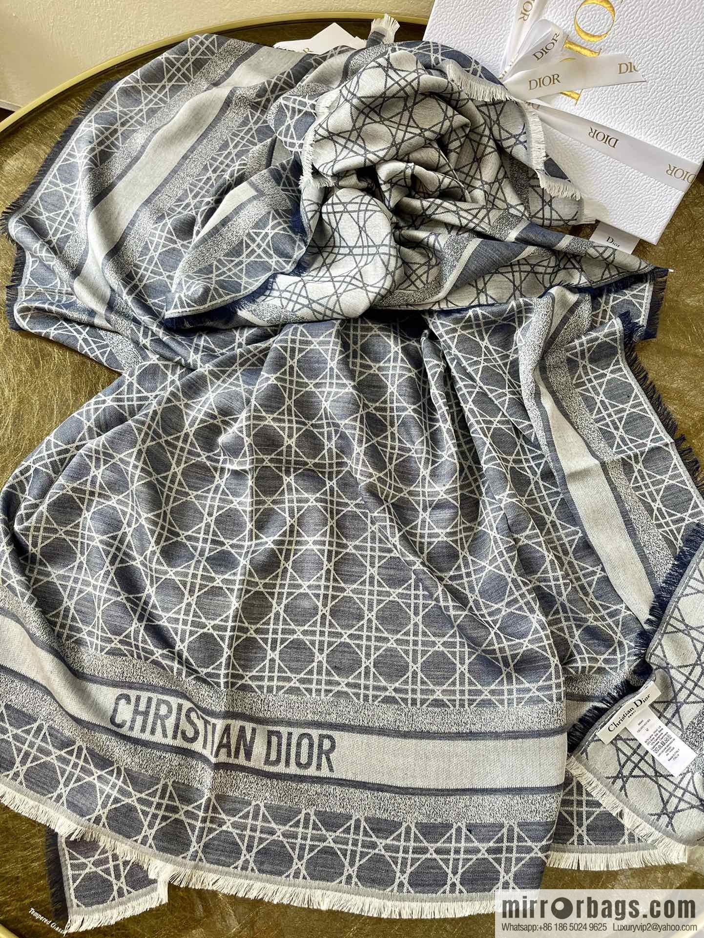 Dior Dior Denim Blue Canage Shawl 15CAN140I163_C525