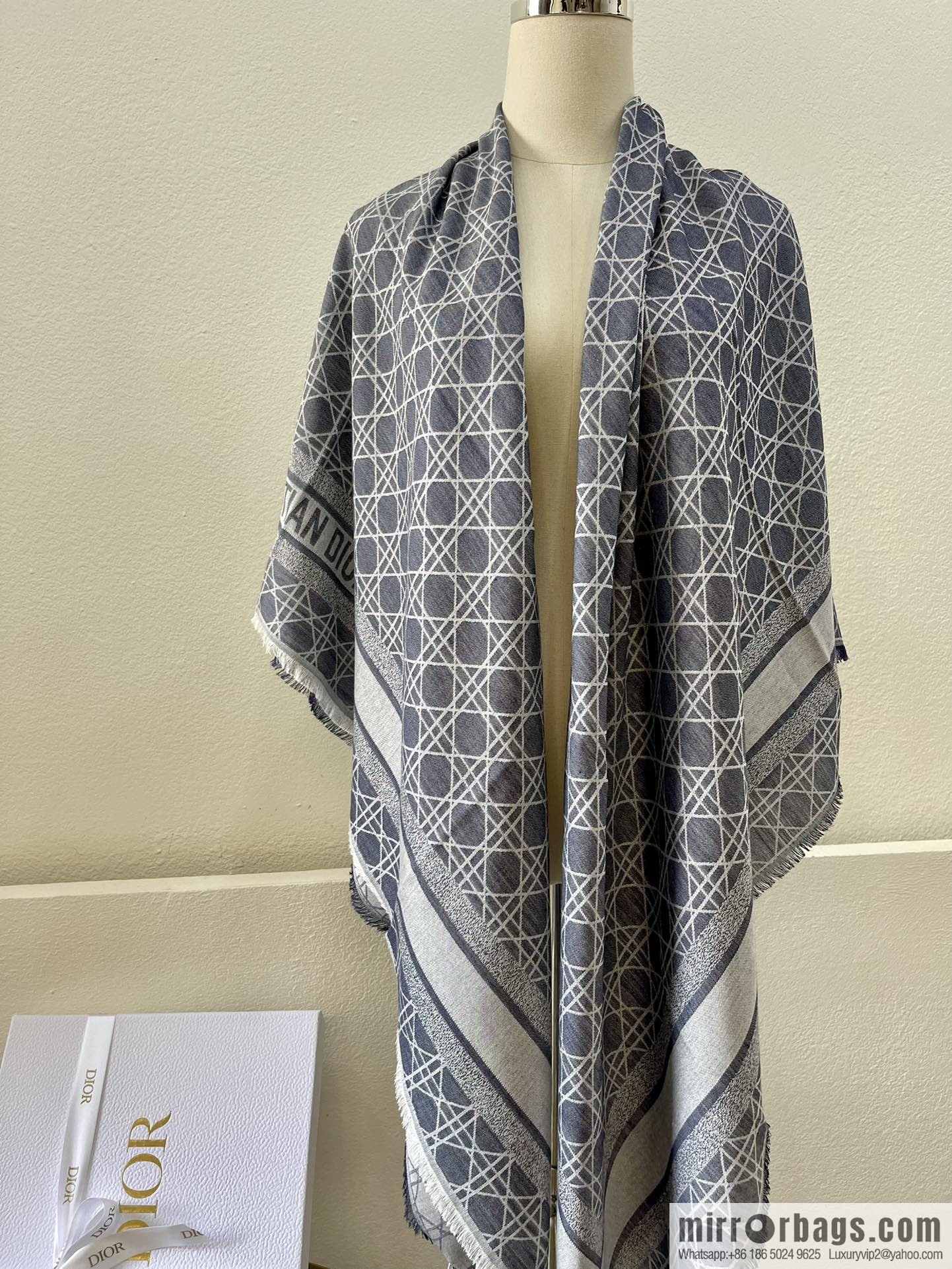 Dior Dior Denim Blue Canage Shawl 15CAN140I163_C525