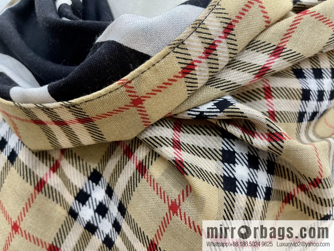 Burberry Double Sided Cashmere Long Scarf