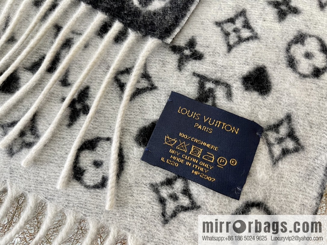 LV Louis Vuitton 100% cashmere scarf Mp2907