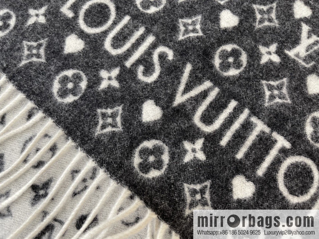 LV Louis Vuitton 100% cashmere scarf Mp2907