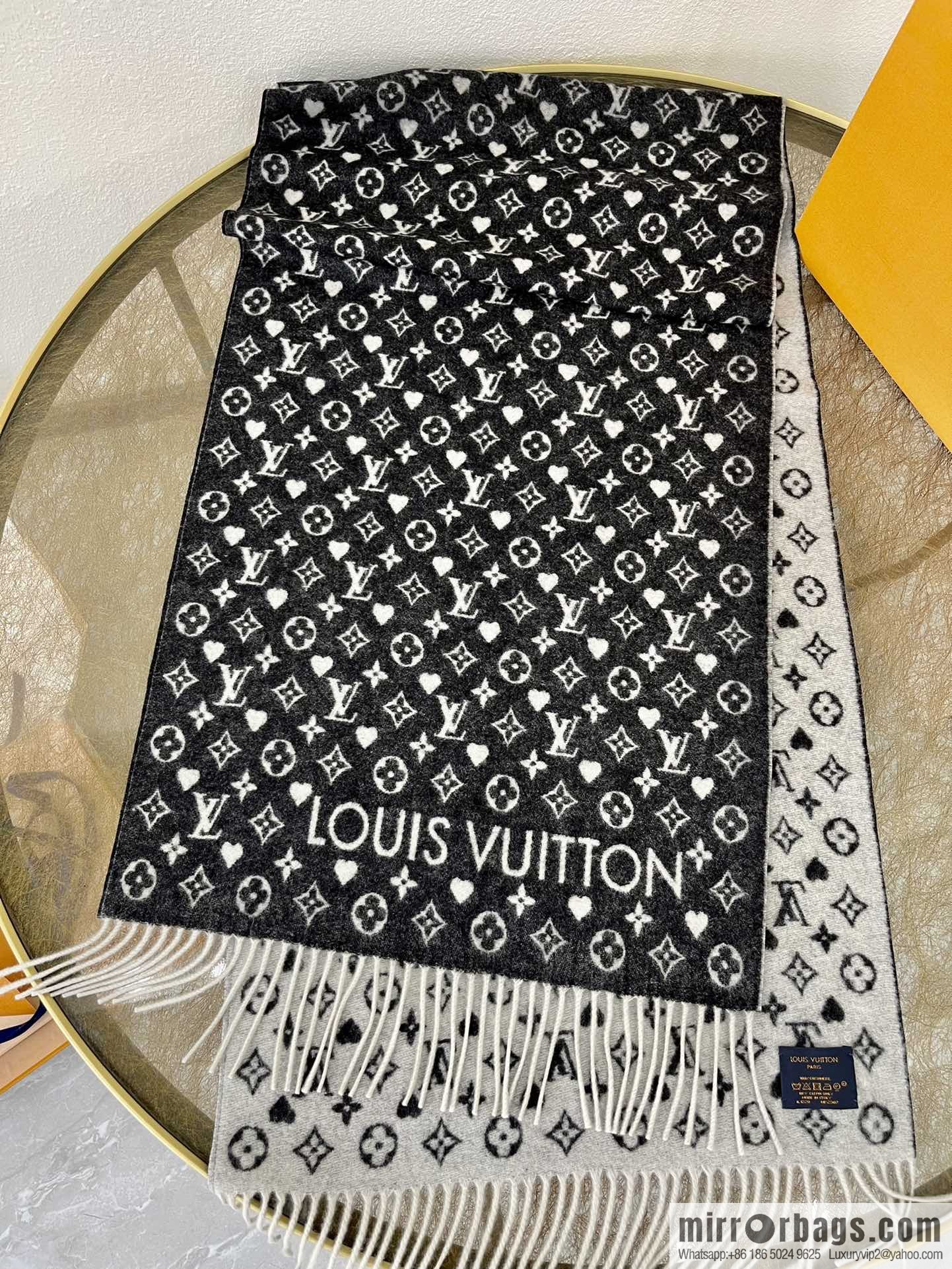 LV Louis Vuitton 100% cashmere scarf Mp2907