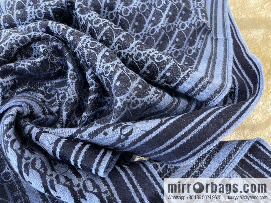 Dior Oblique Printed Men's Cashmere Scarf 93E0008A0320_C585