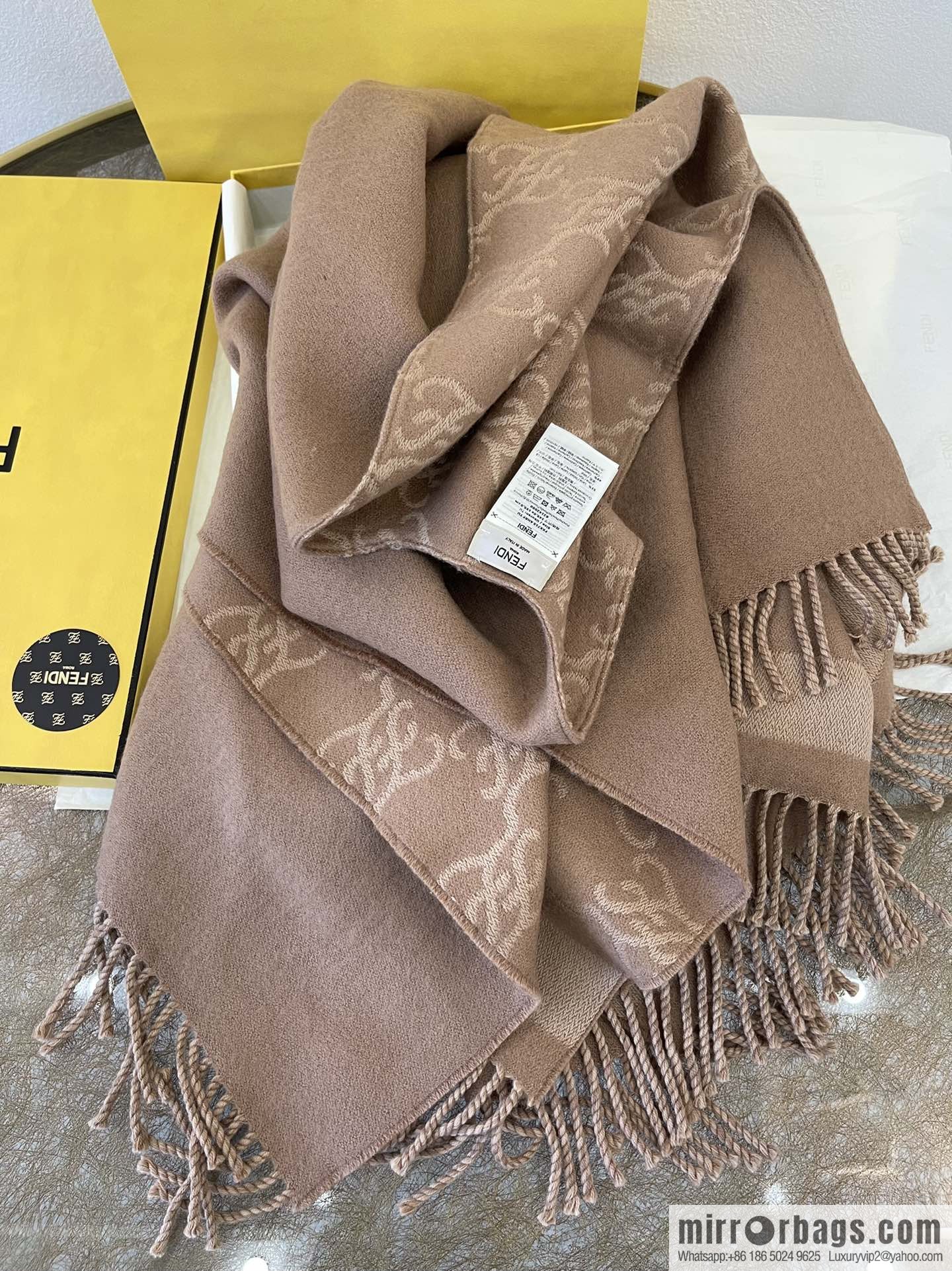 Fendi karl double-sided cape