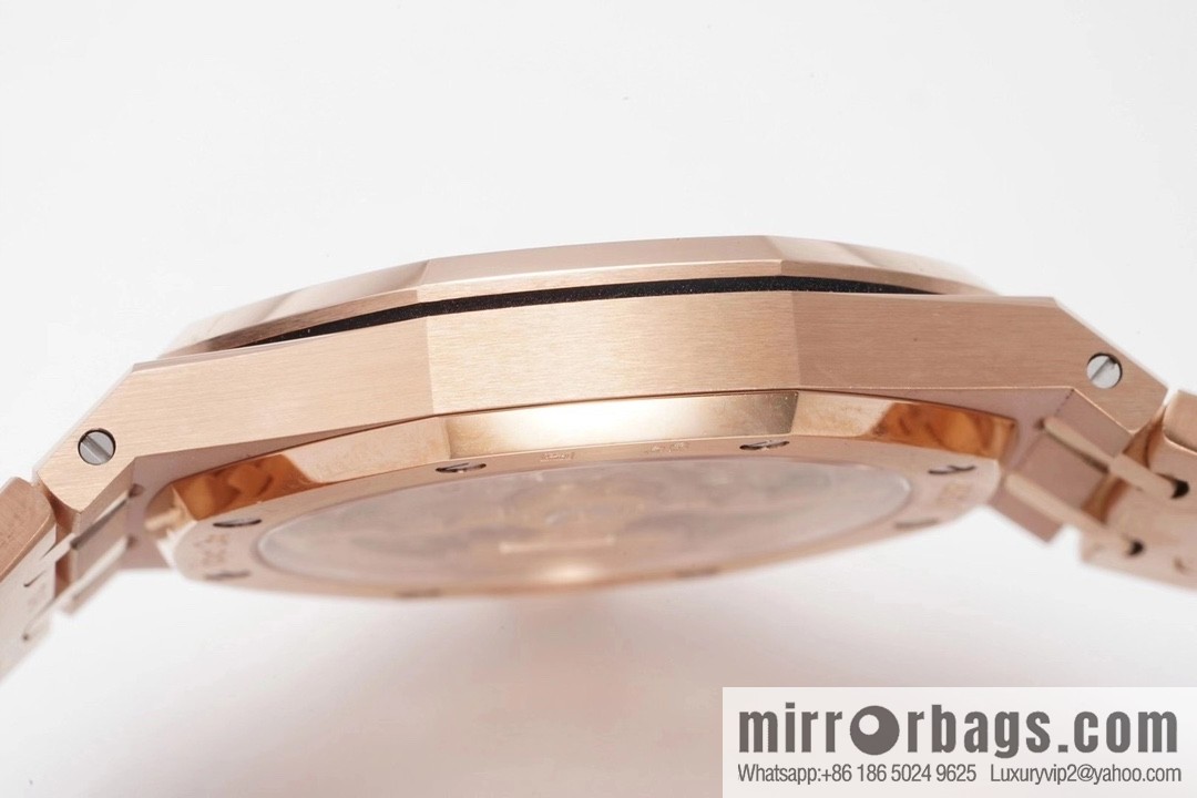 Royal Oak 15202 watch size 39mm super two-pin mechanical movement, sapphire crystal glass mirror, original Cal.2121 automatic movement