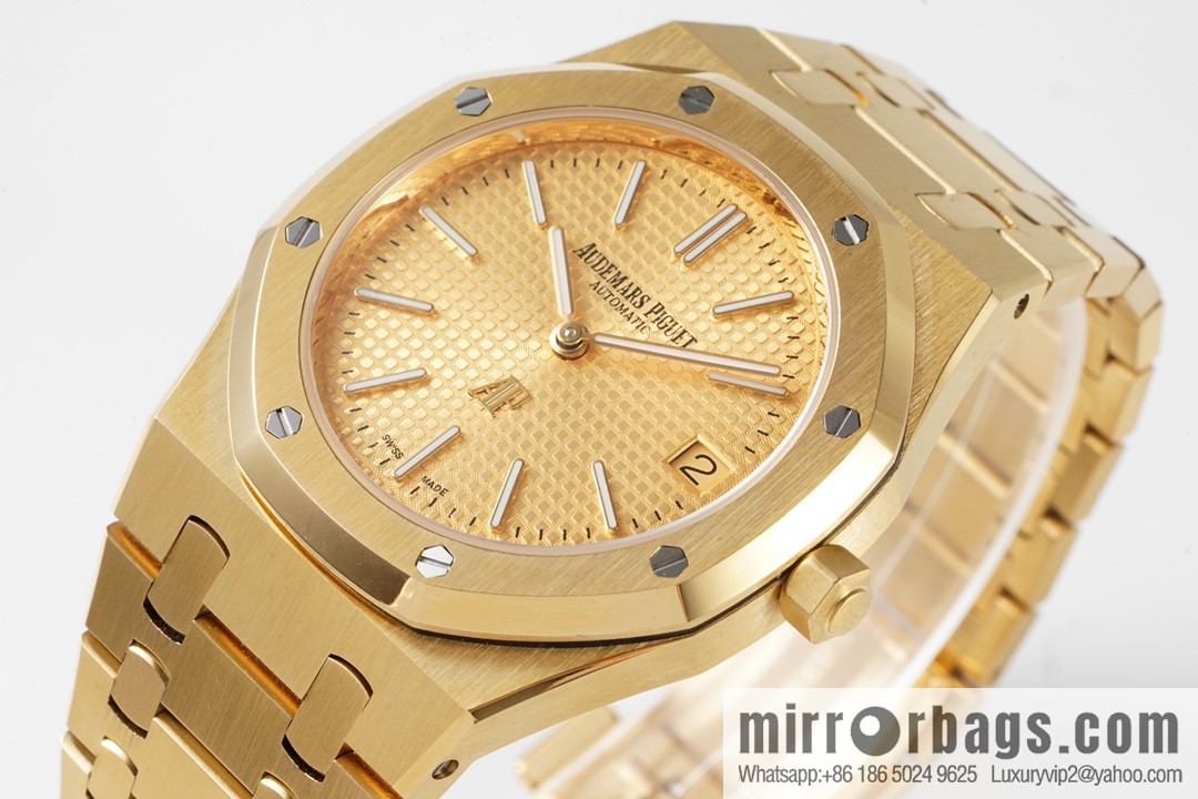 Royal Oak 15202 watch size 39mm super two-pin mechanical movement, sapphire crystal glass mirror, original Cal.2121 automatic movement
