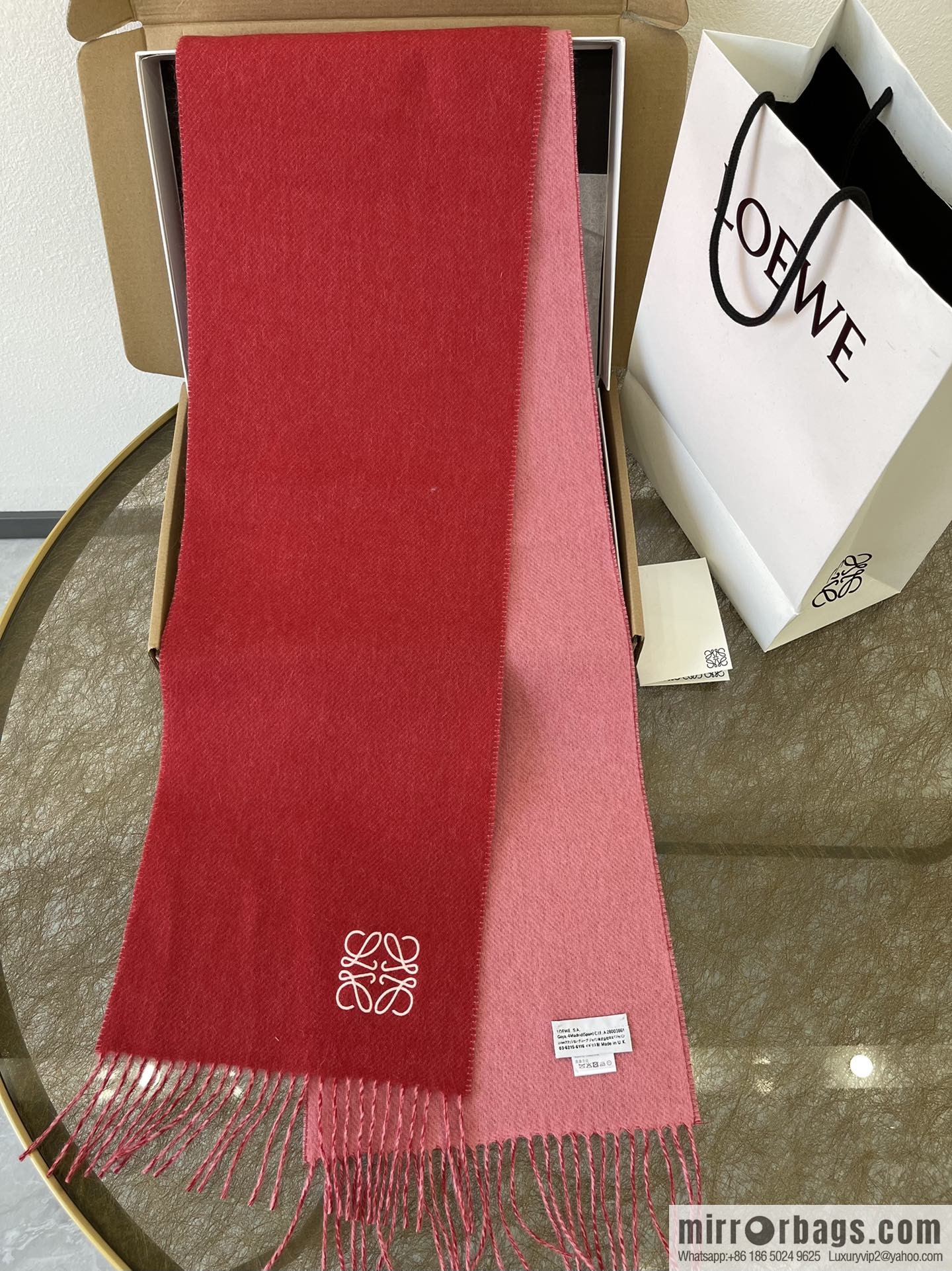 LOEWE Luo Yiwei cashmere men's and women's same scarf