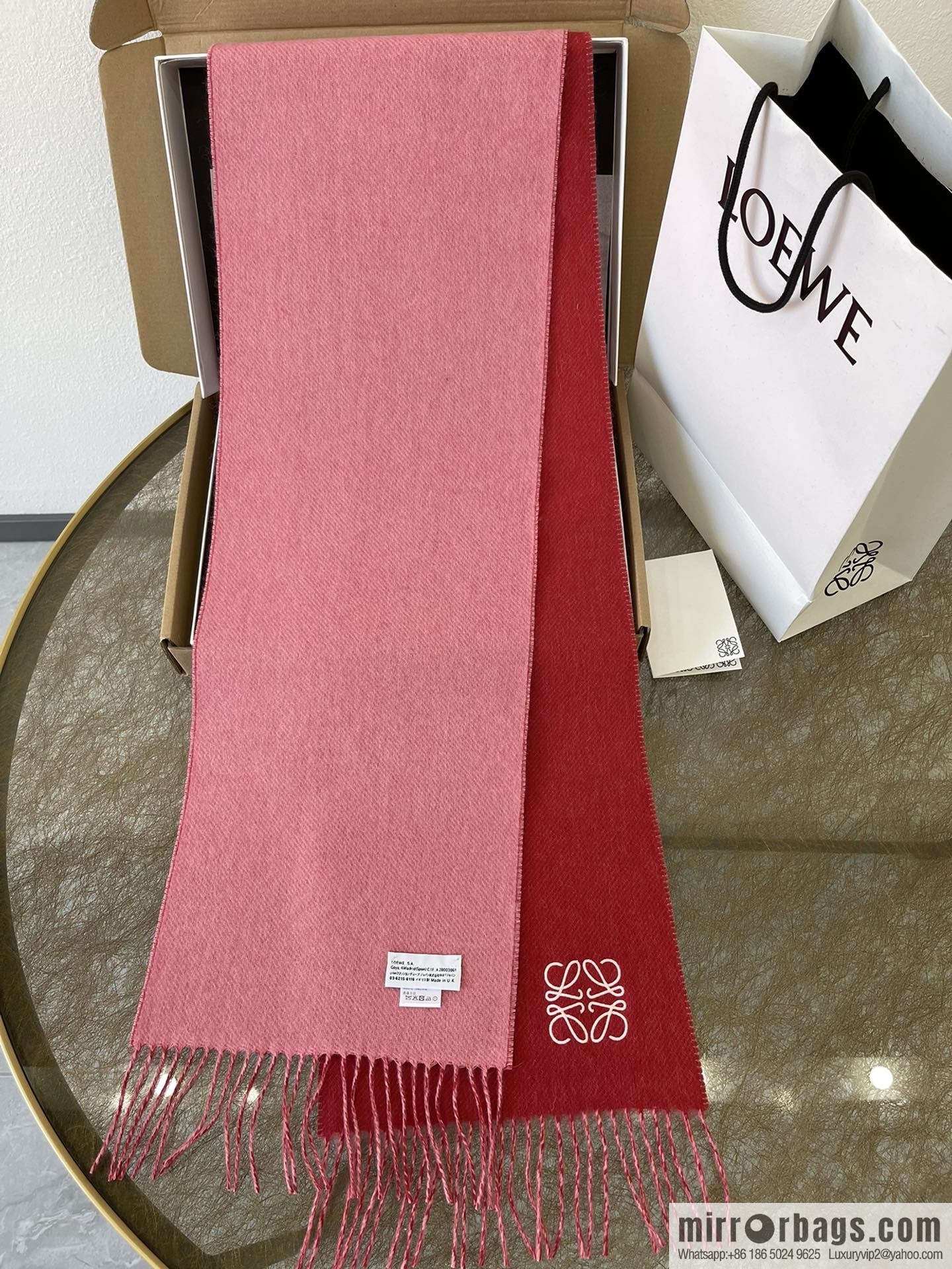 LOEWE Luo Yiwei cashmere men's and women's same scarf