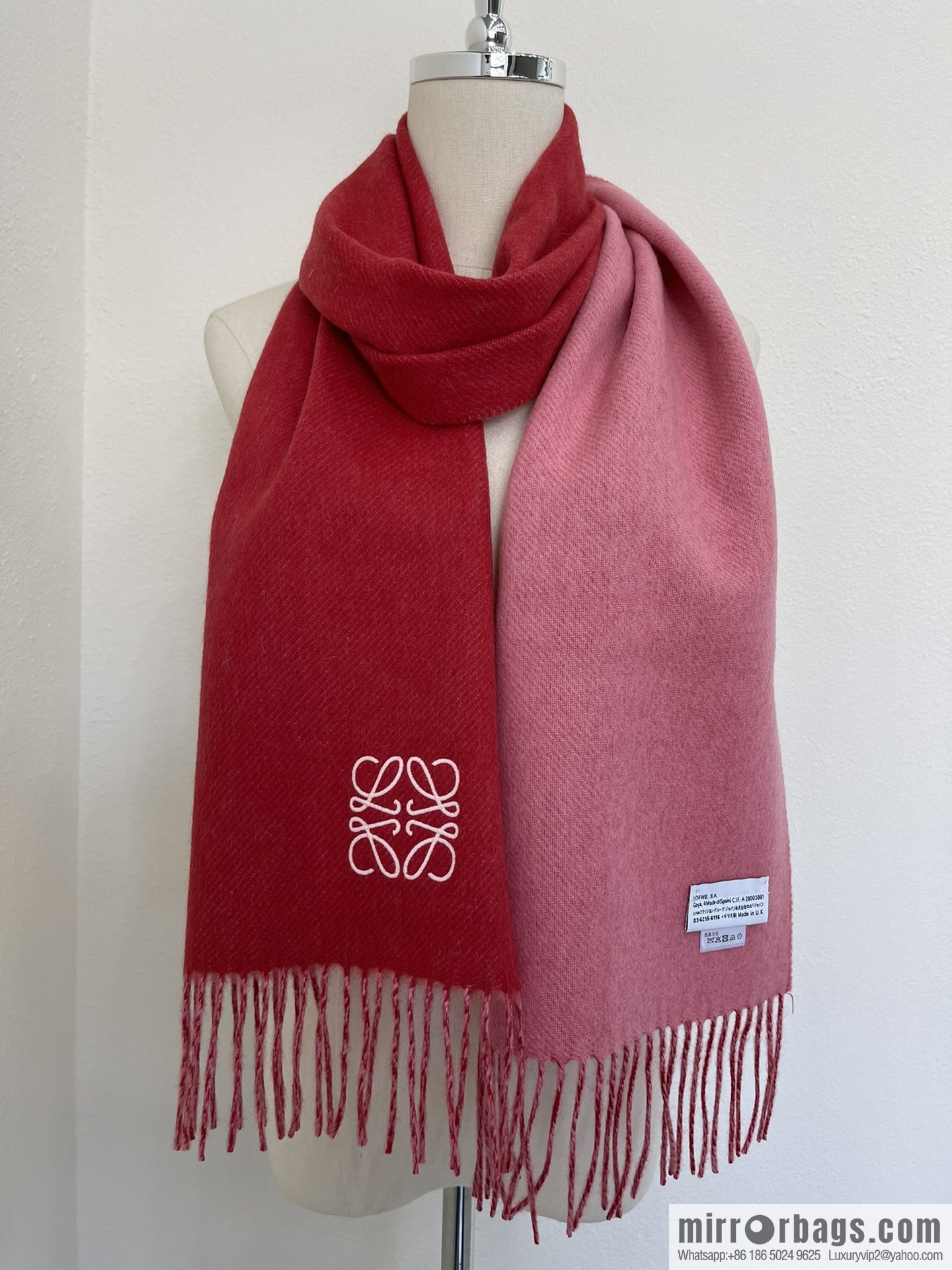 LOEWE Luo Yiwei cashmere men's and women's same scarf