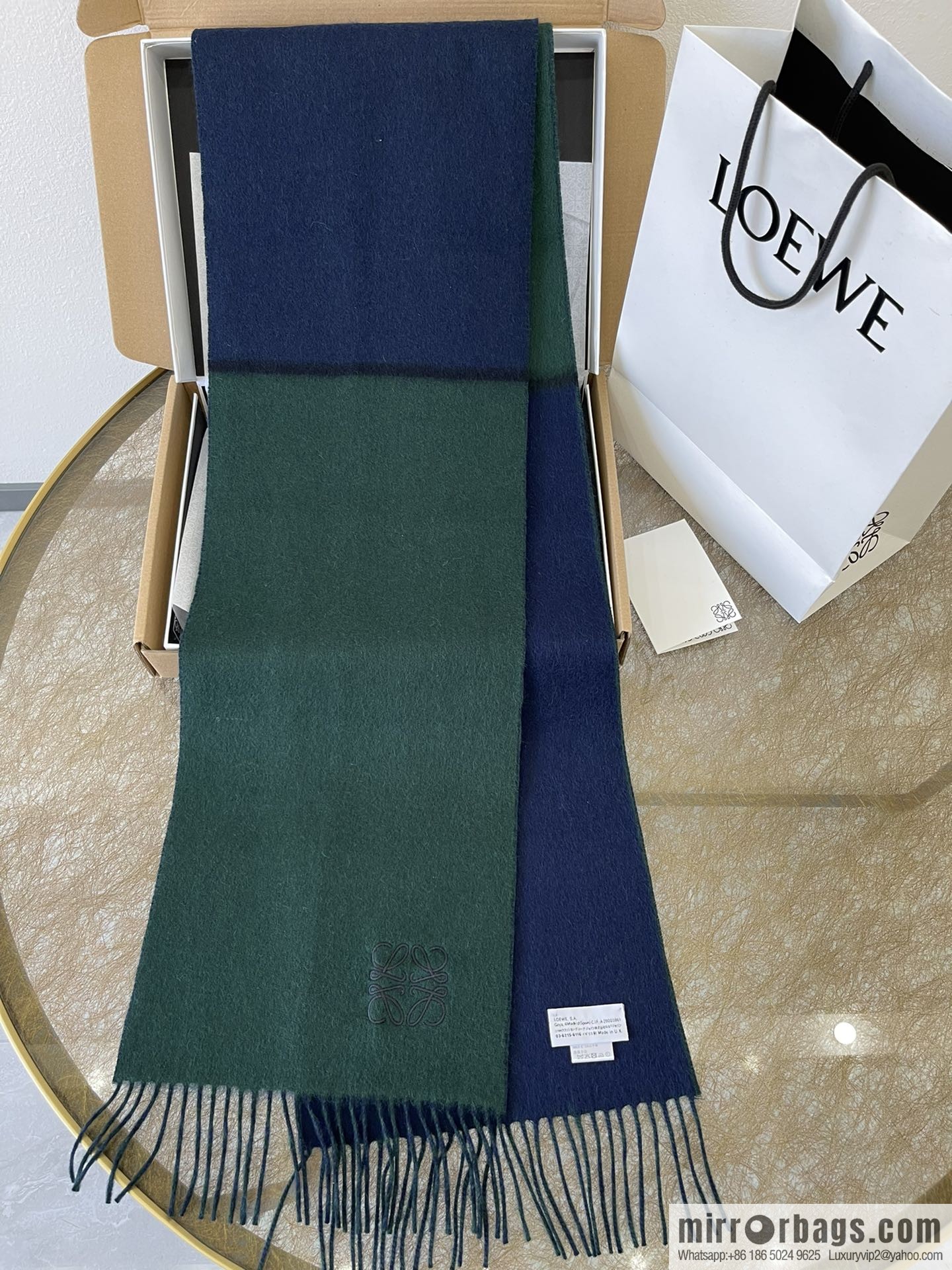 LOEWE Luo Yiwei cashmere men's and women's same scarf