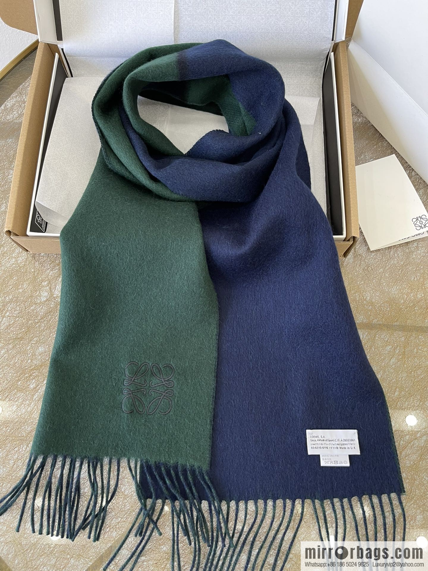 LOEWE Luo Yiwei cashmere men's and women's same scarf
