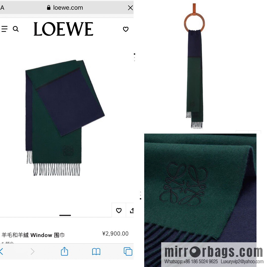 LOEWE Luo Yiwei cashmere men's and women's same scarf