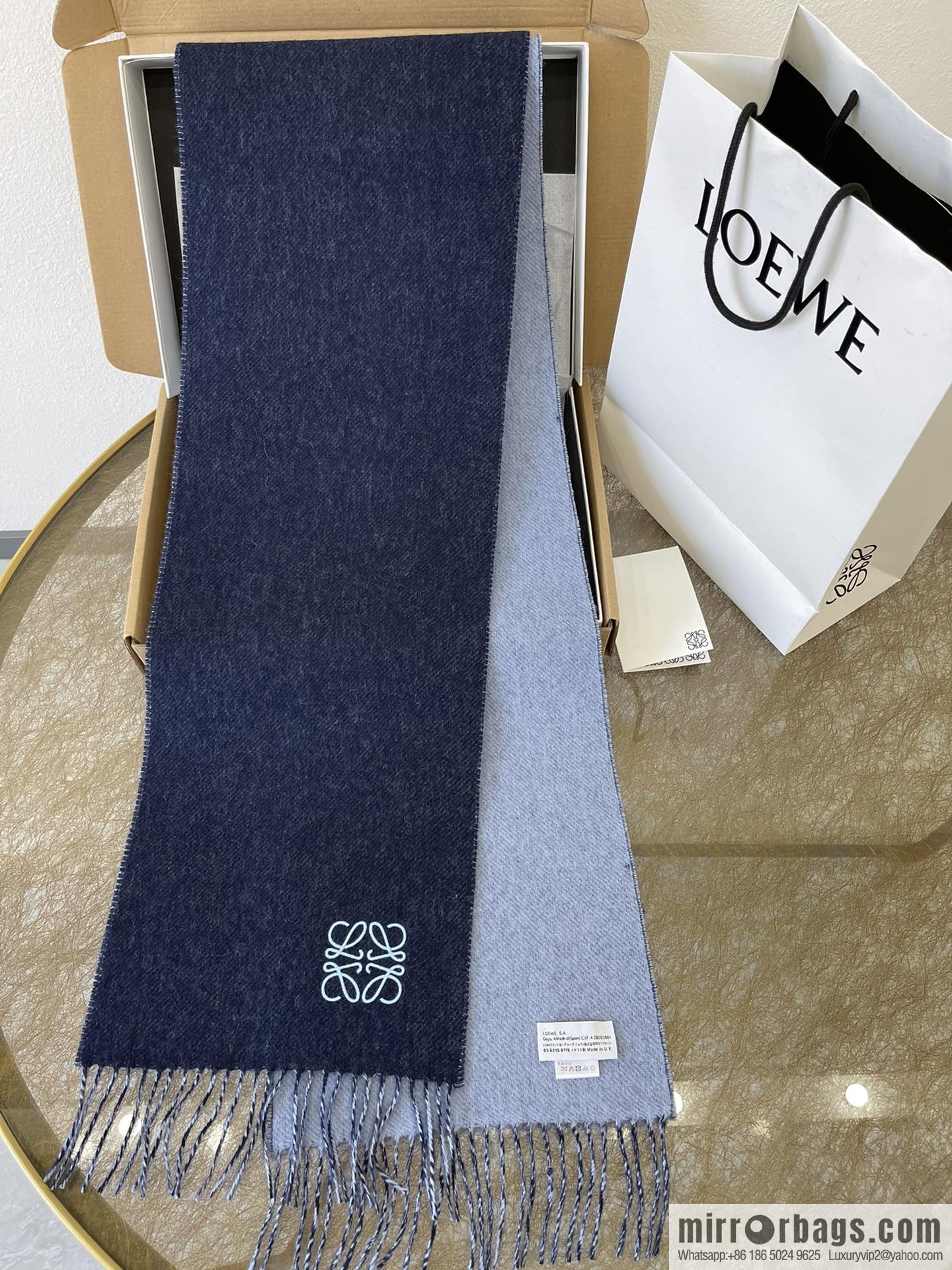 LOEWE Luo Yiwei cashmere men's and women's same scarf