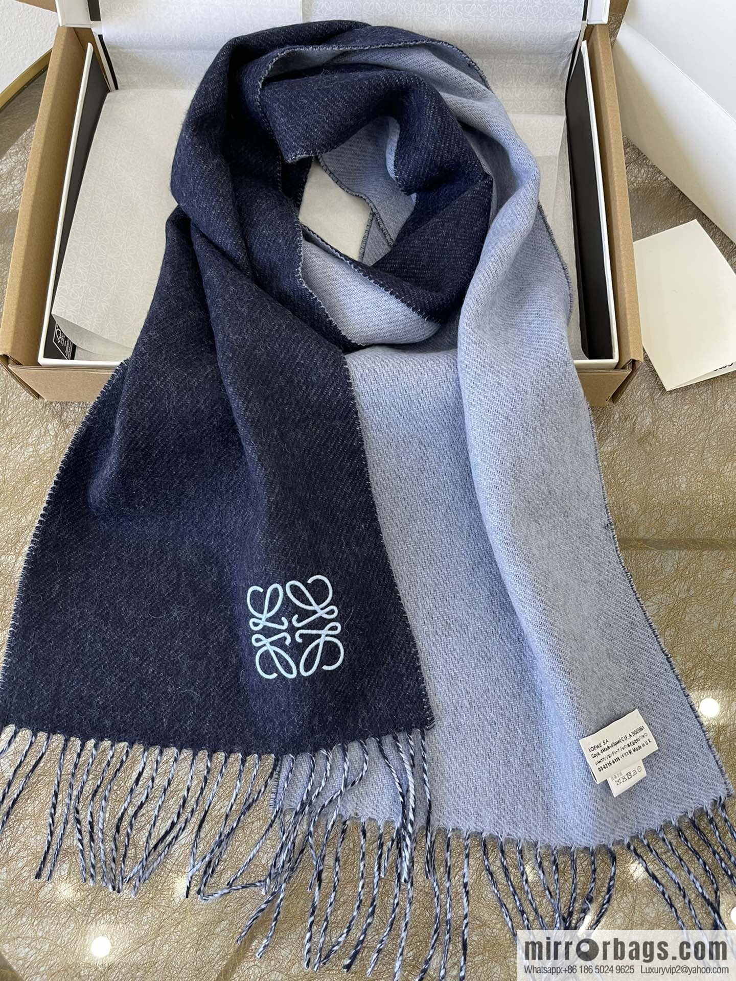 LOEWE Luo Yiwei cashmere men's and women's same scarf