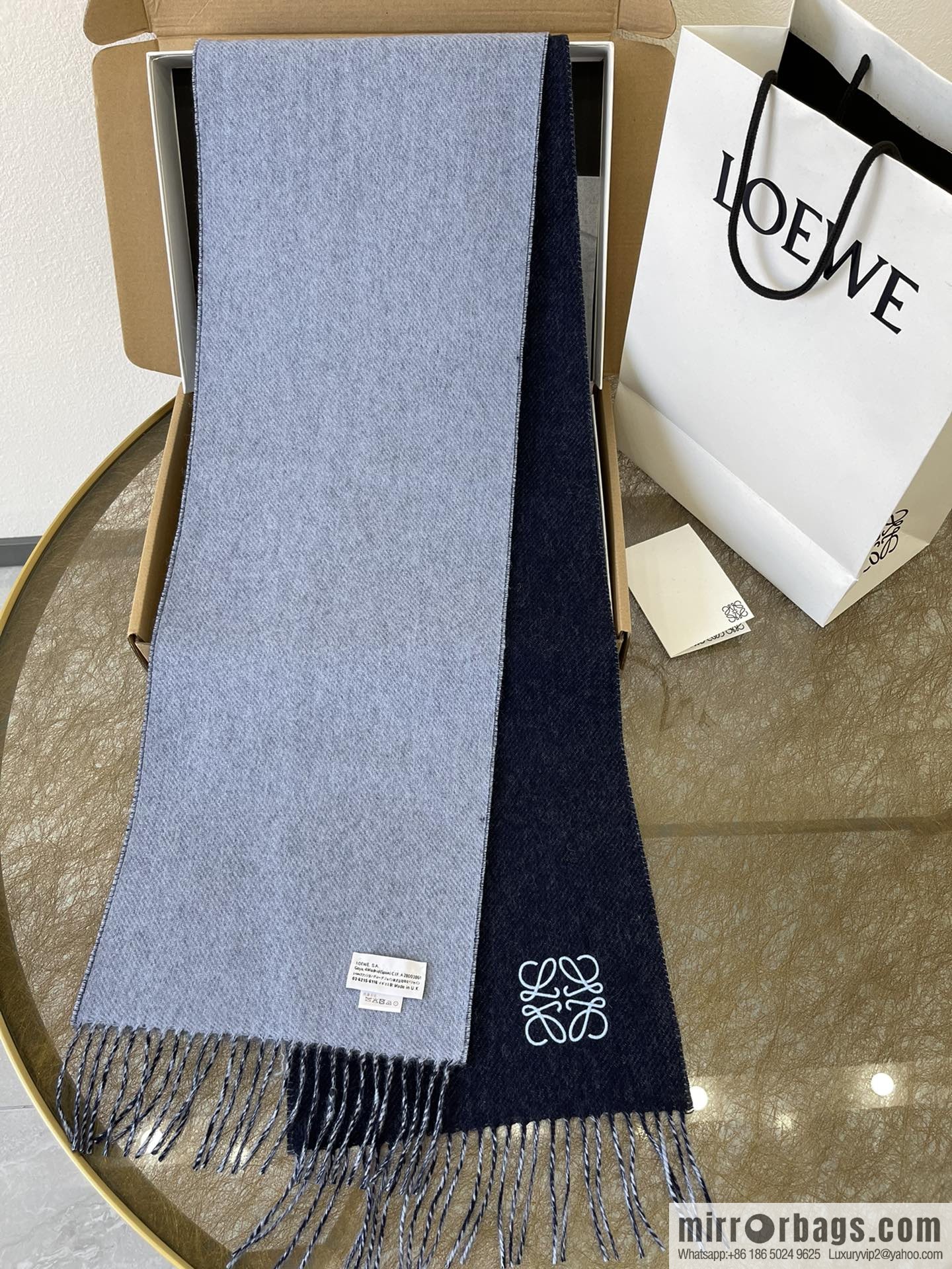 LOEWE Luo Yiwei cashmere men's and women's same scarf