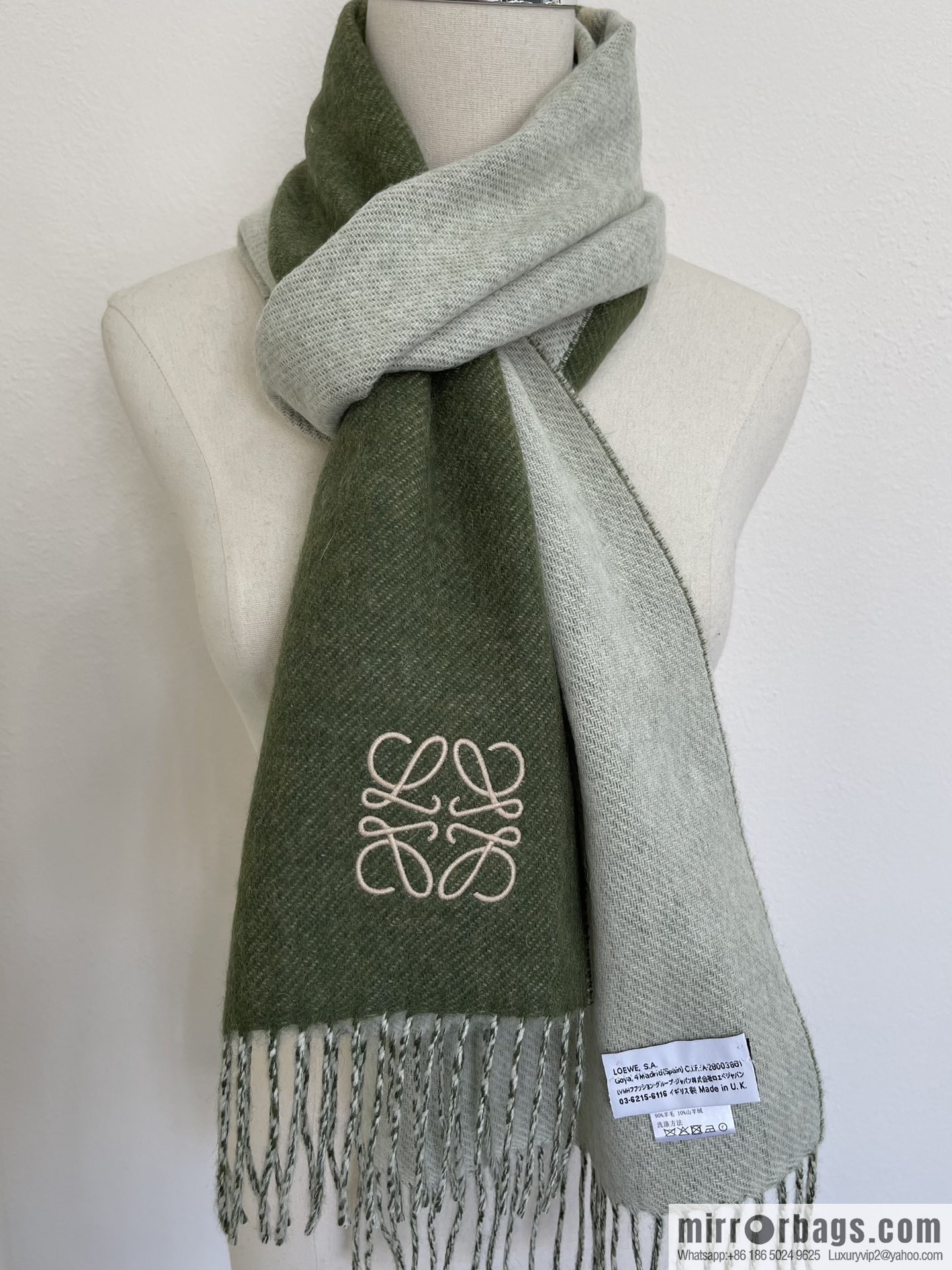 LOEWE Luo Yiwei cashmere men's and women's same scarf