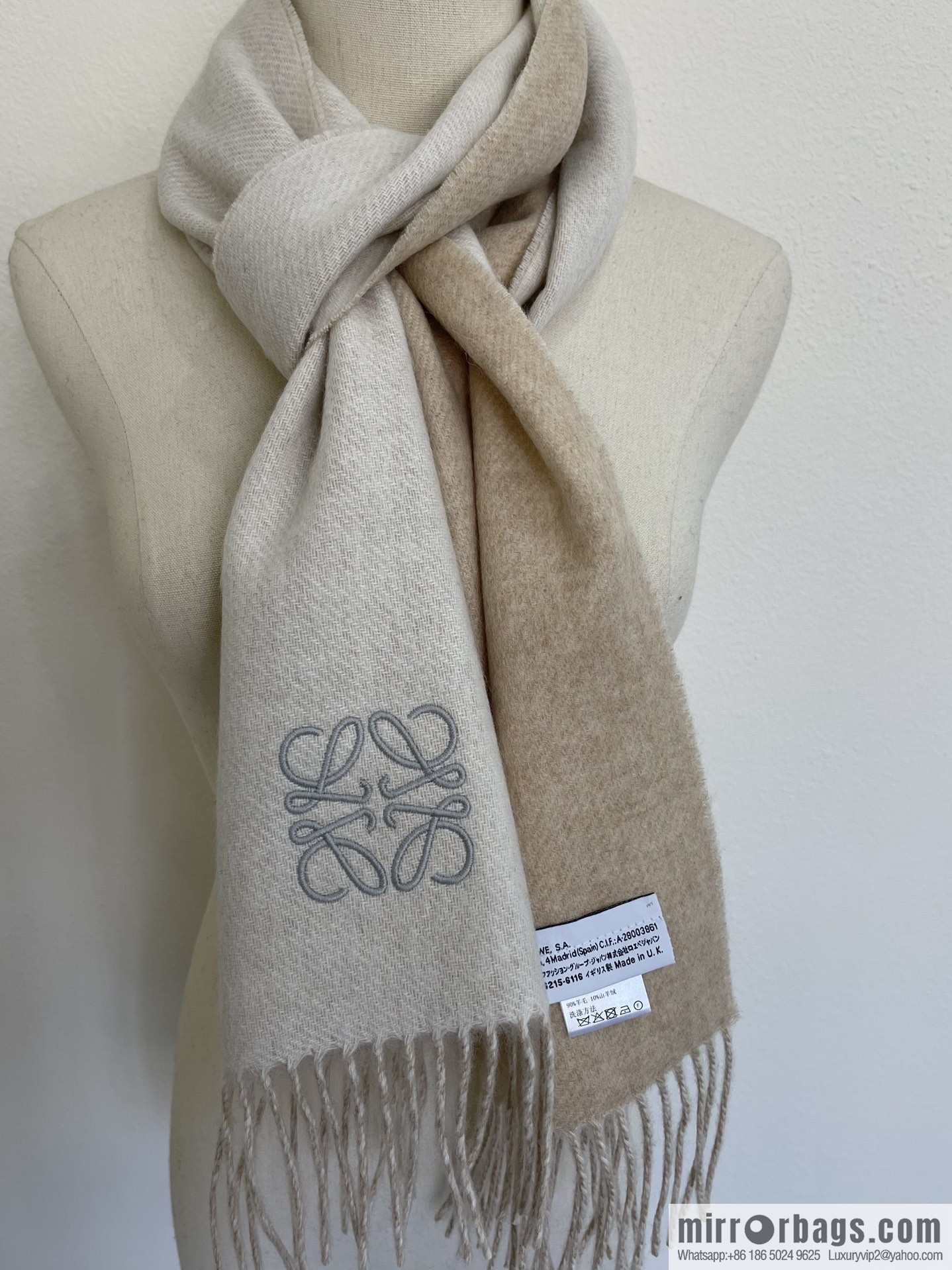 LOEWE Luo Yiwei cashmere men's and women's same scarf