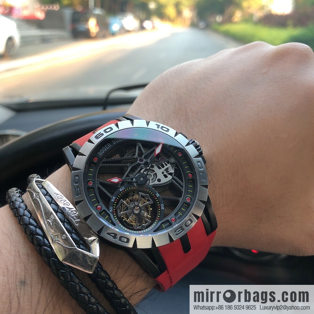 JB Roger Dubuis Excalibur Spidr (King Series) 🎮 RDDBEX0479 Hollow Flying Tourbillon Watch