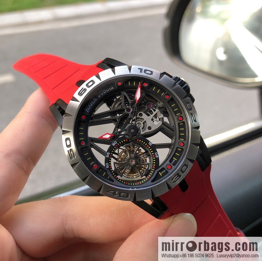 JB Roger Dubuis Excalibur Spidr (King Series) 🎮 RDDBEX0479 Hollow Flying Tourbillon Watch