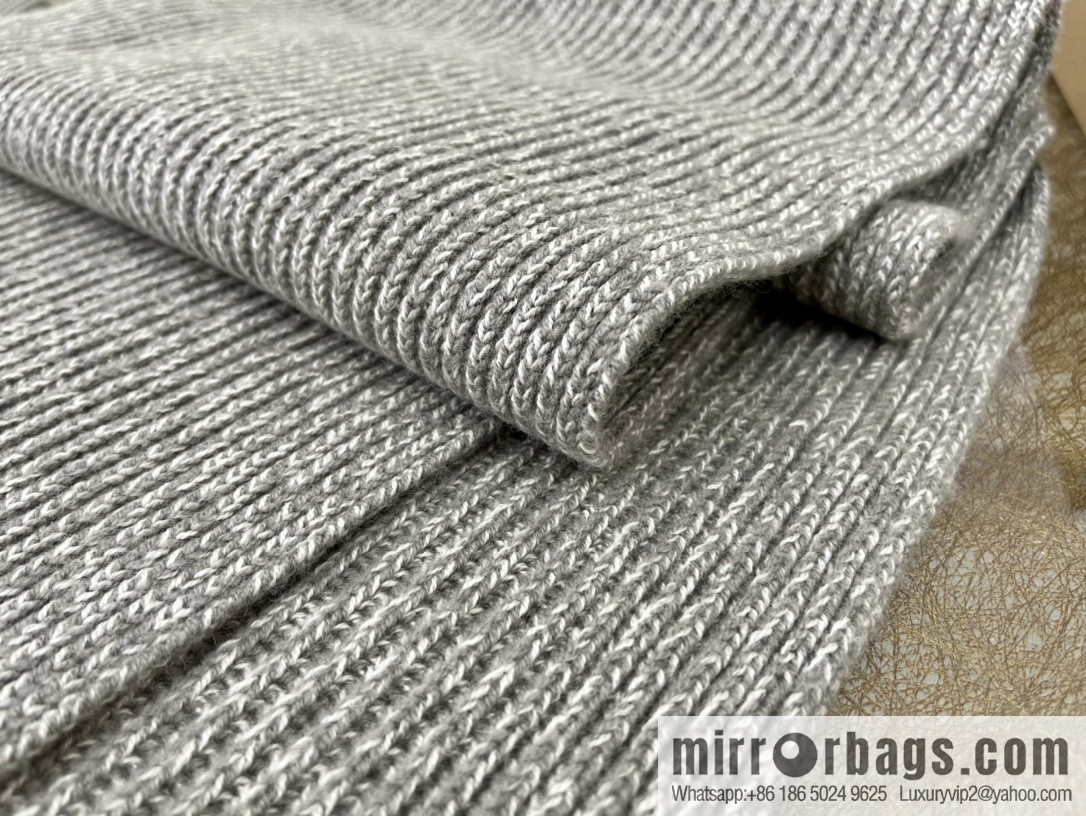 (Set) Dior Rock Grey • D-White Scarf 05DWI314I007_C540