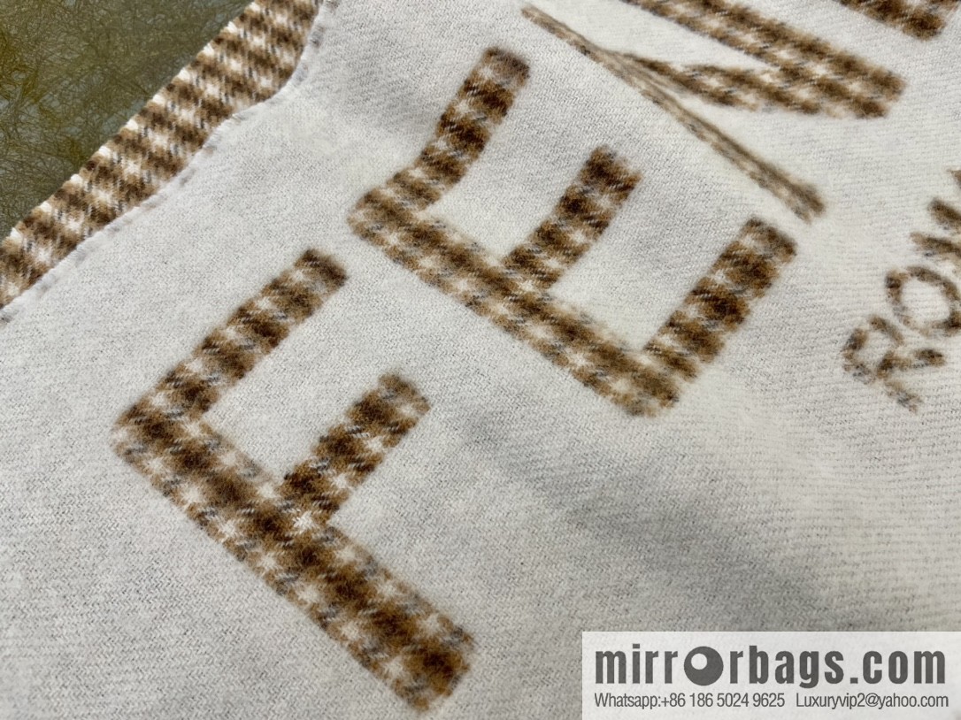 FENDI Fendi Roman plaid double-sided towel
