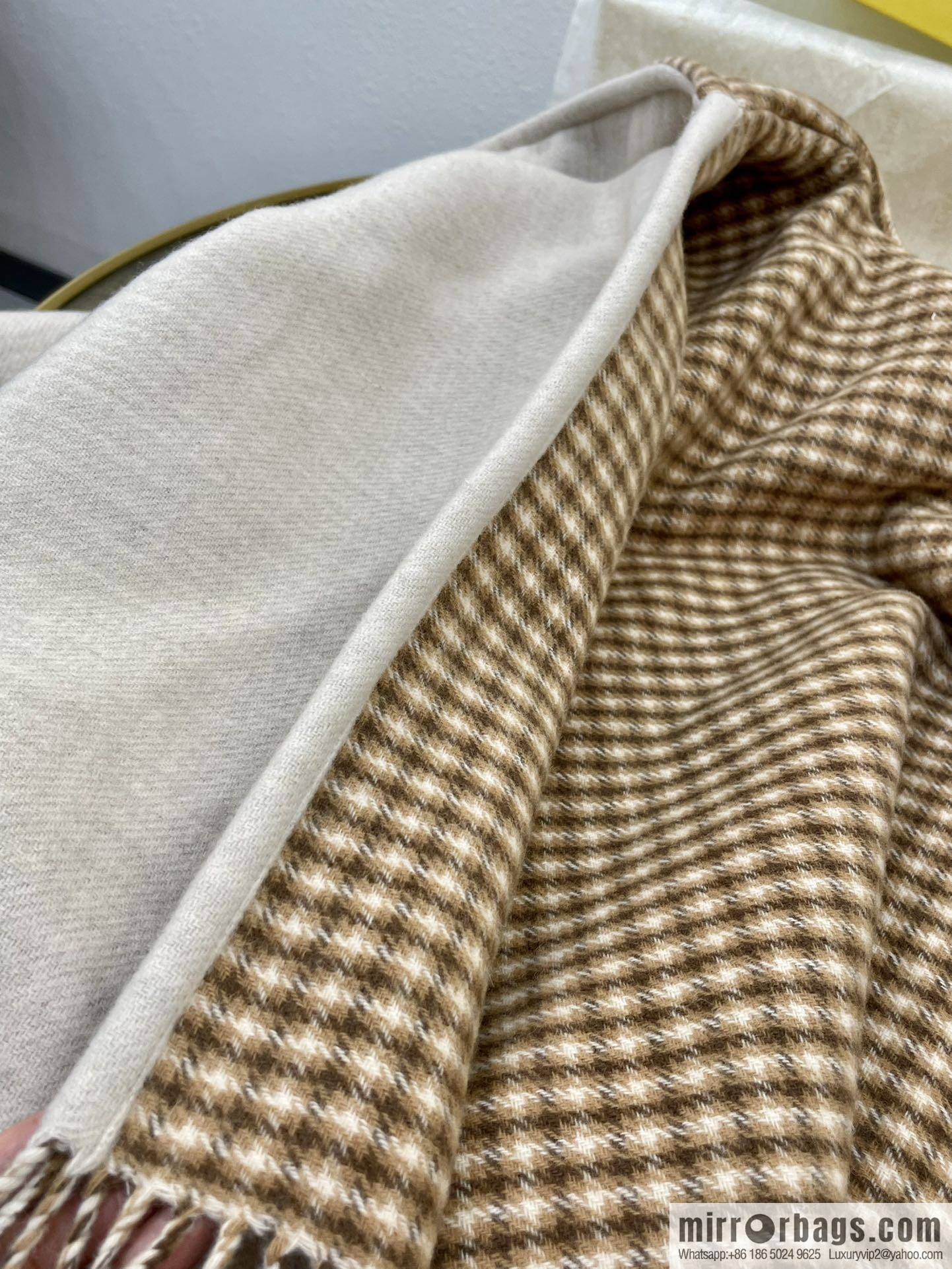 Fendi cream wool and cashmere cape FXX722AHR1F0QF7