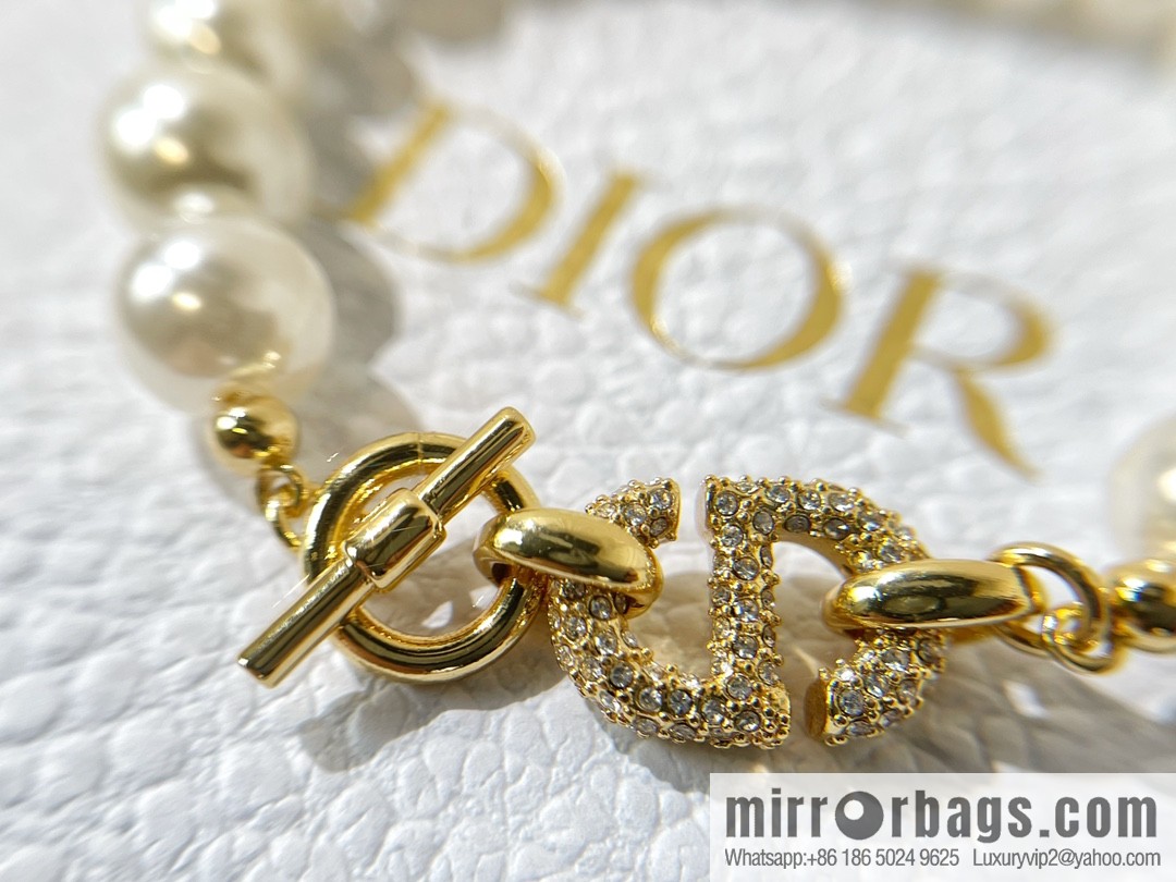 New ☑️ Dior pearl bracelet necklace