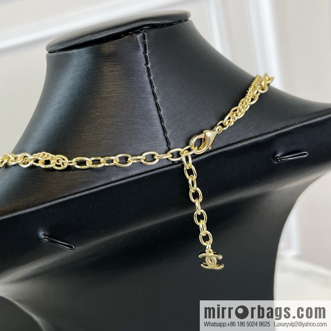 New ☑️ Chanel double layer double c necklace