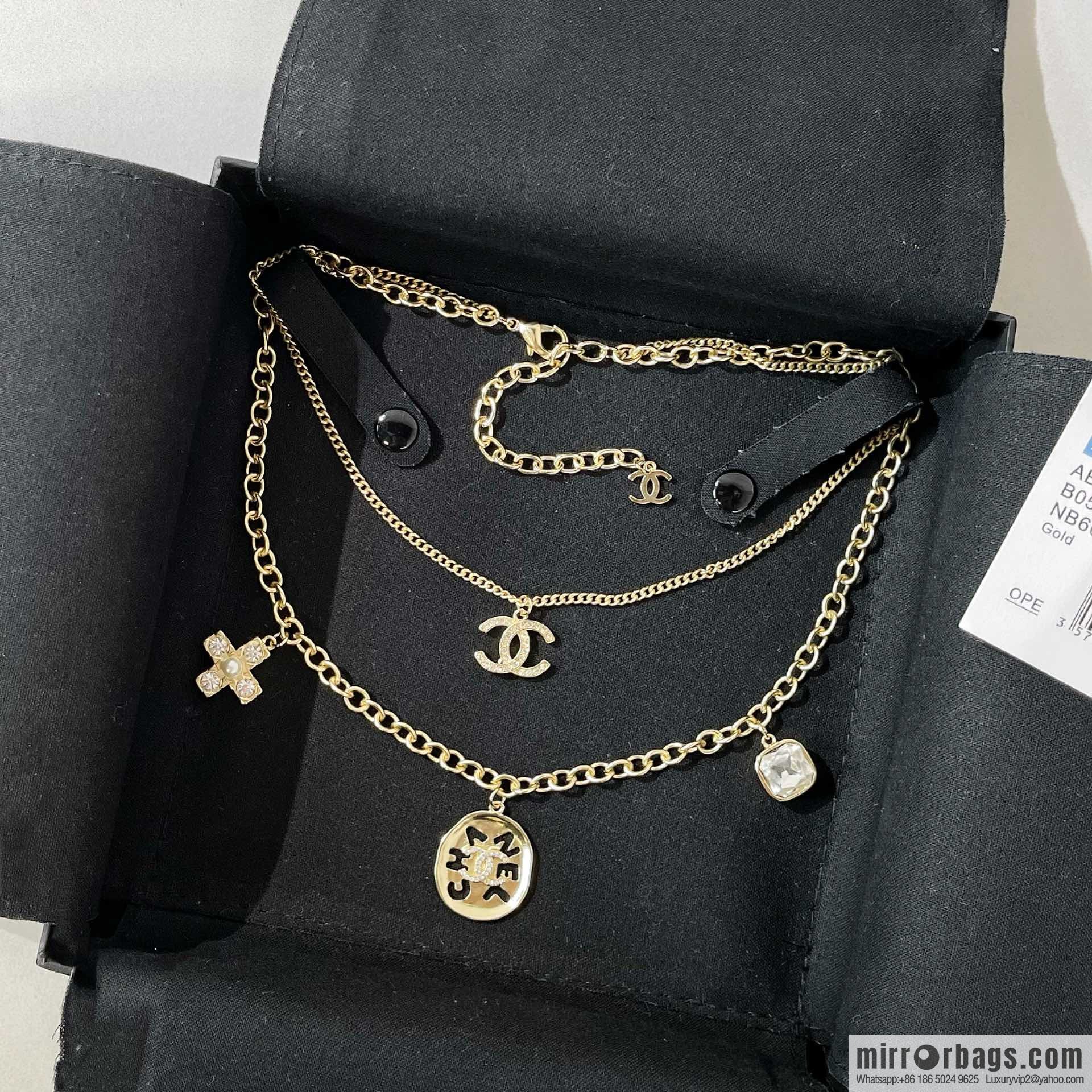 New ☑️ Chanel double layer double c necklace