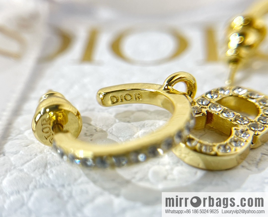 New ☑️ Dior CD stud earrings