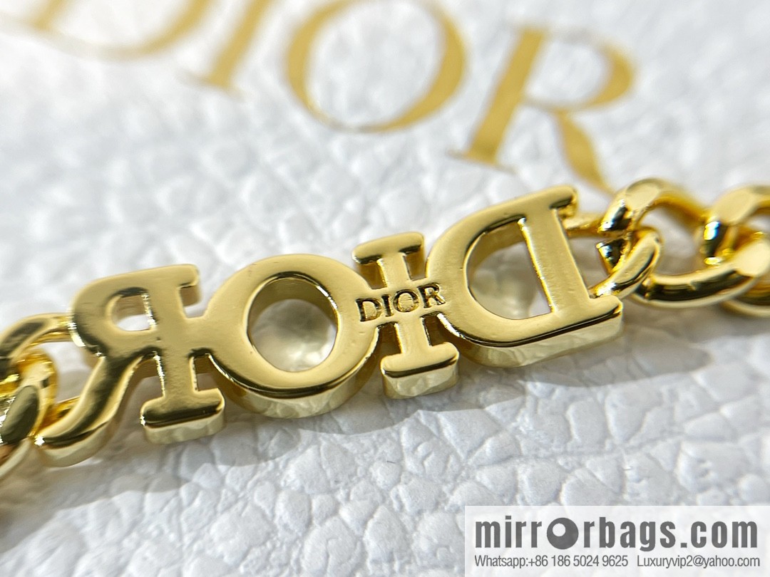 New ☑️ Dior full diamond bracelet necklace