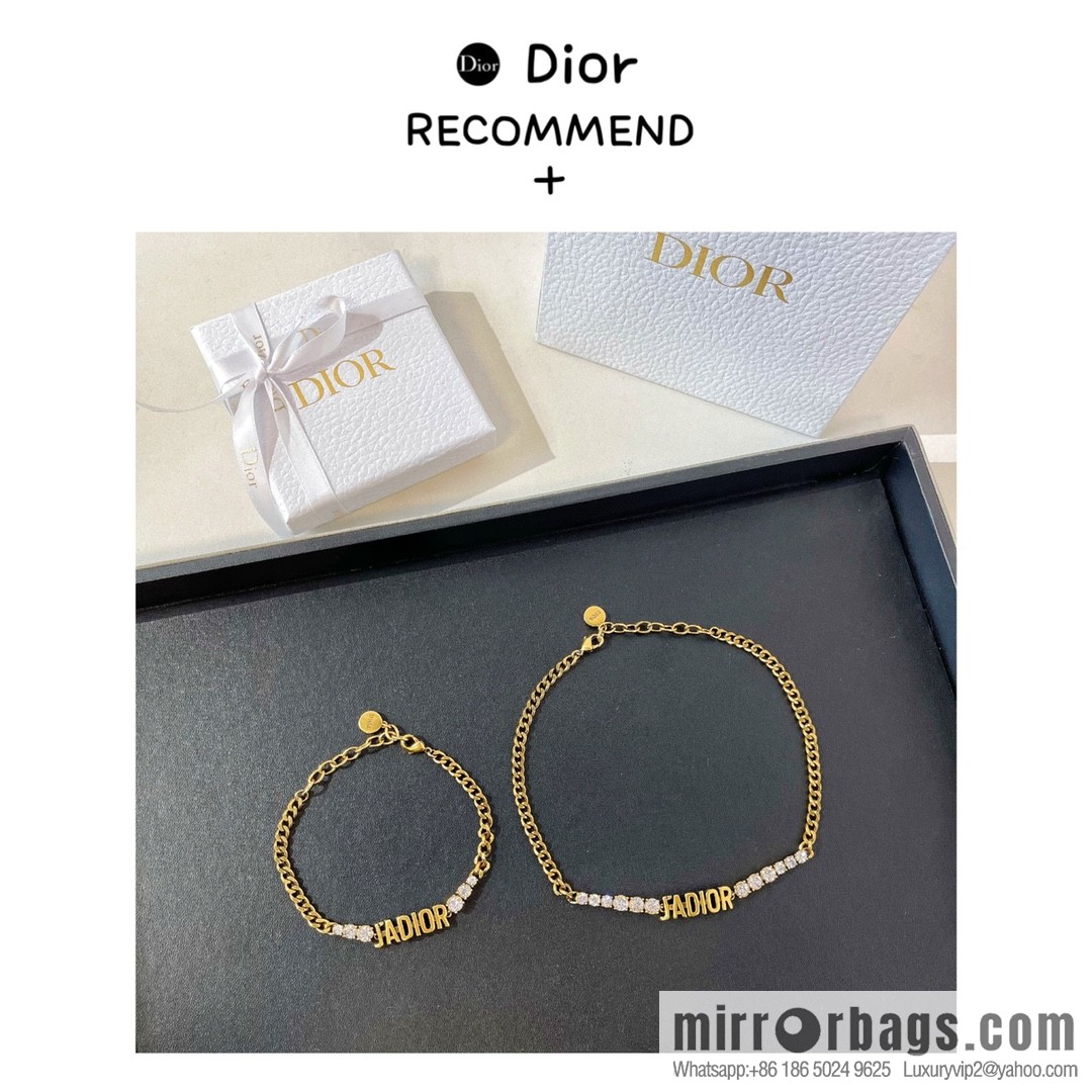 New ☑️ Dior JADIOR necklace bracelet